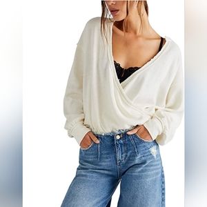 Free PeopleAnyway Tee XS Gardenia